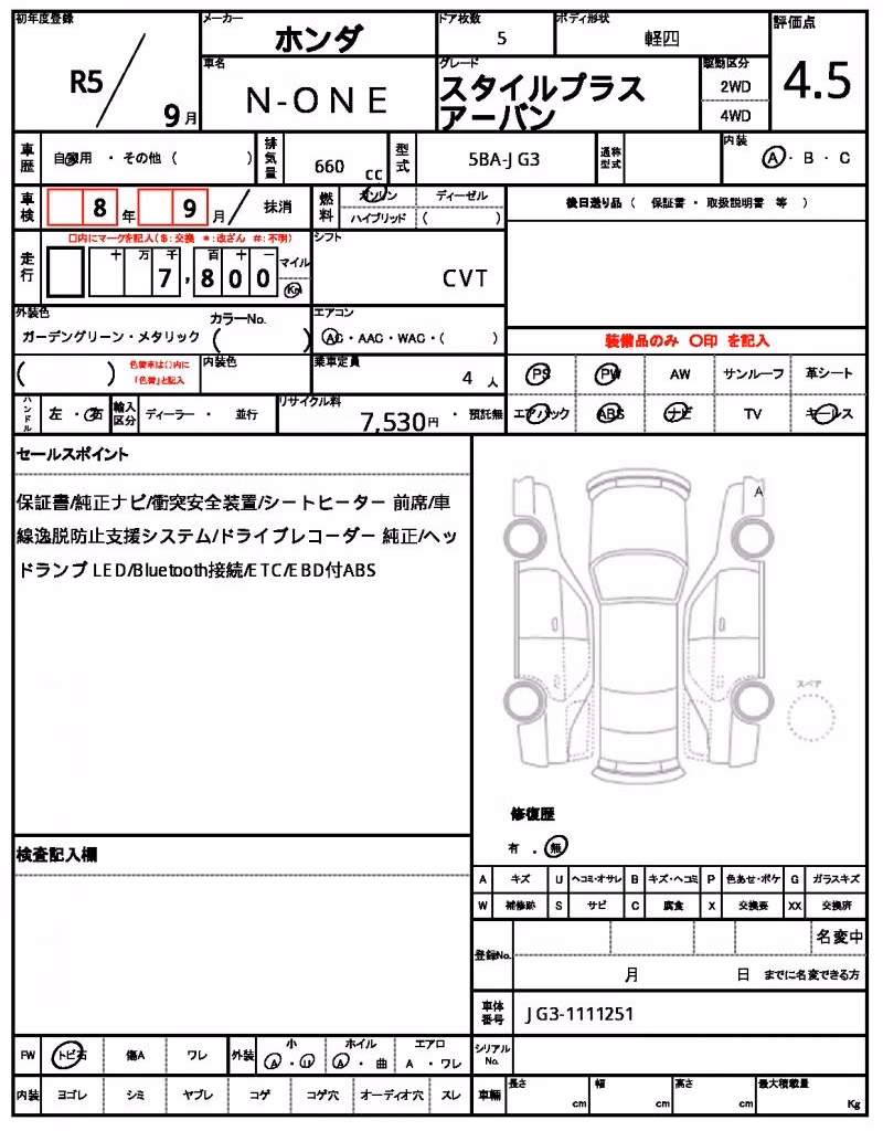 HONDA N-ONE