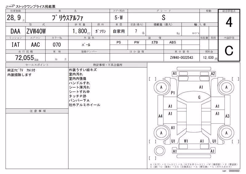 TOYOTA PRIUS ALPHA