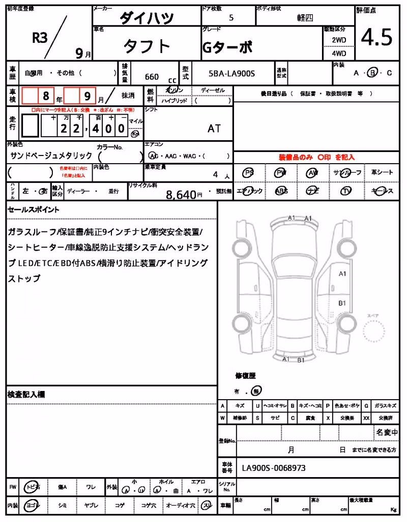 DAIHATSU TAFT