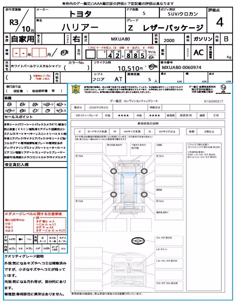 TOYOTA HARRIER