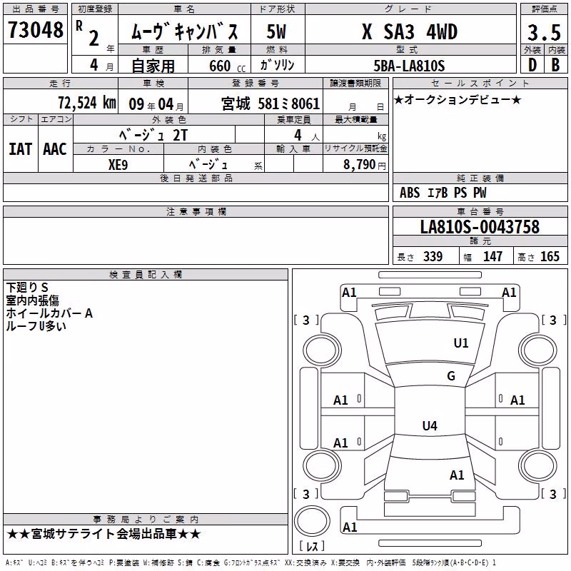 DAIHATSU MOVE CANBUS