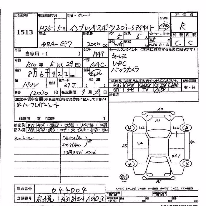 SUBARU XV