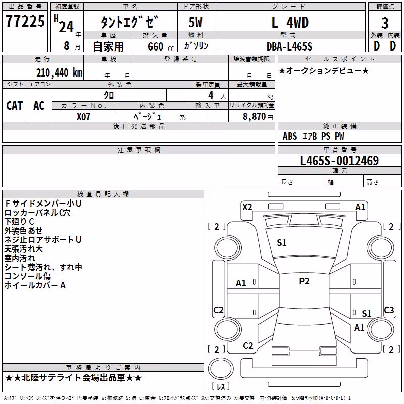 DAIHATSU TANTO EXE