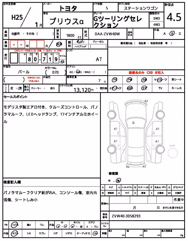 TOYOTA PRIUS ALPHA