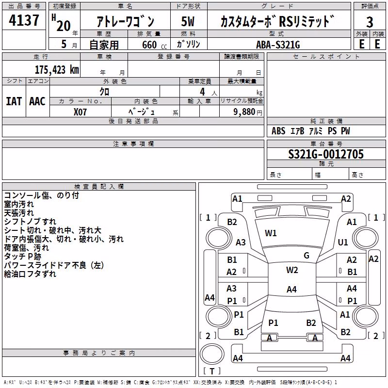 DAIHATSU ATRAI