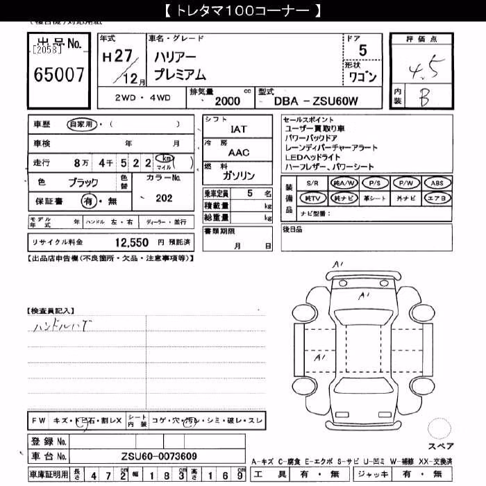 TOYOTA HARRIER