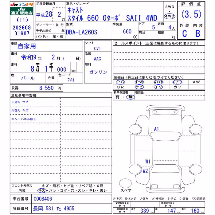 DAIHATSU CAST