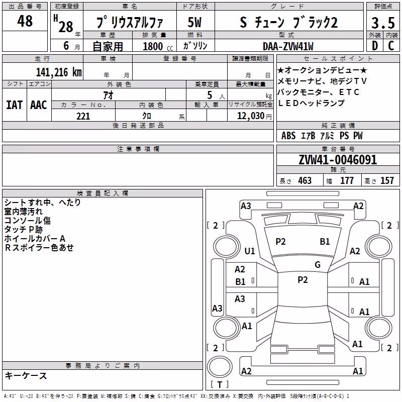 TOYOTA PRIUS ALPHA