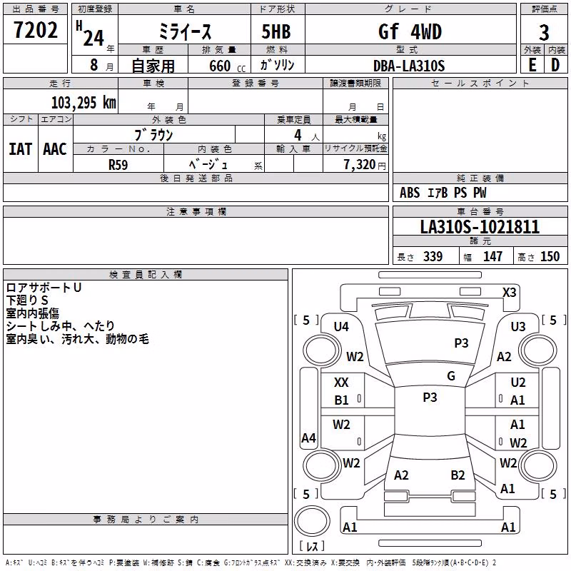 DAIHATSU MIRA E:S