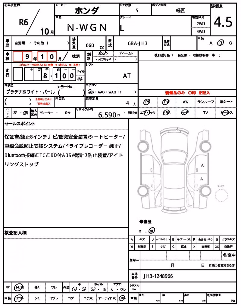 HONDA N-WGN