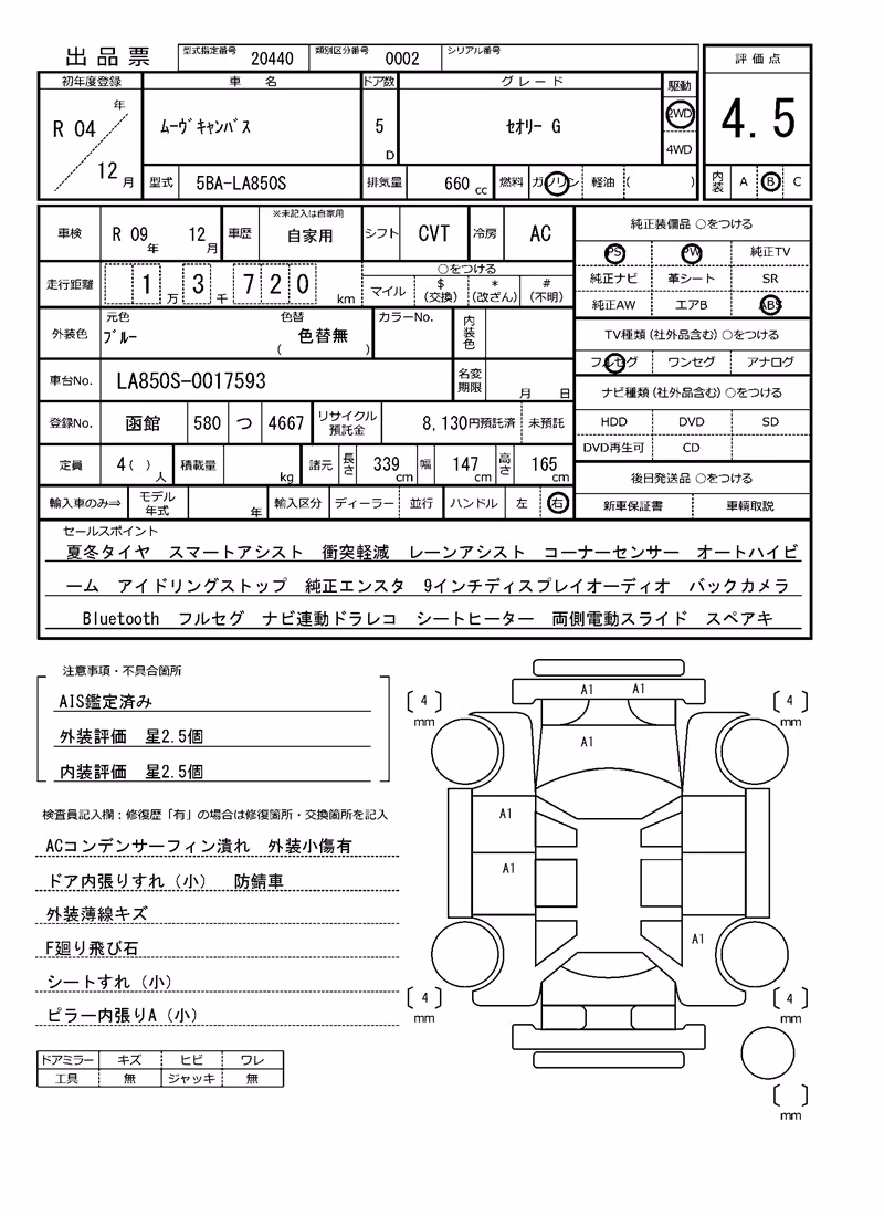 DAIHATSU MOVE CANBUS