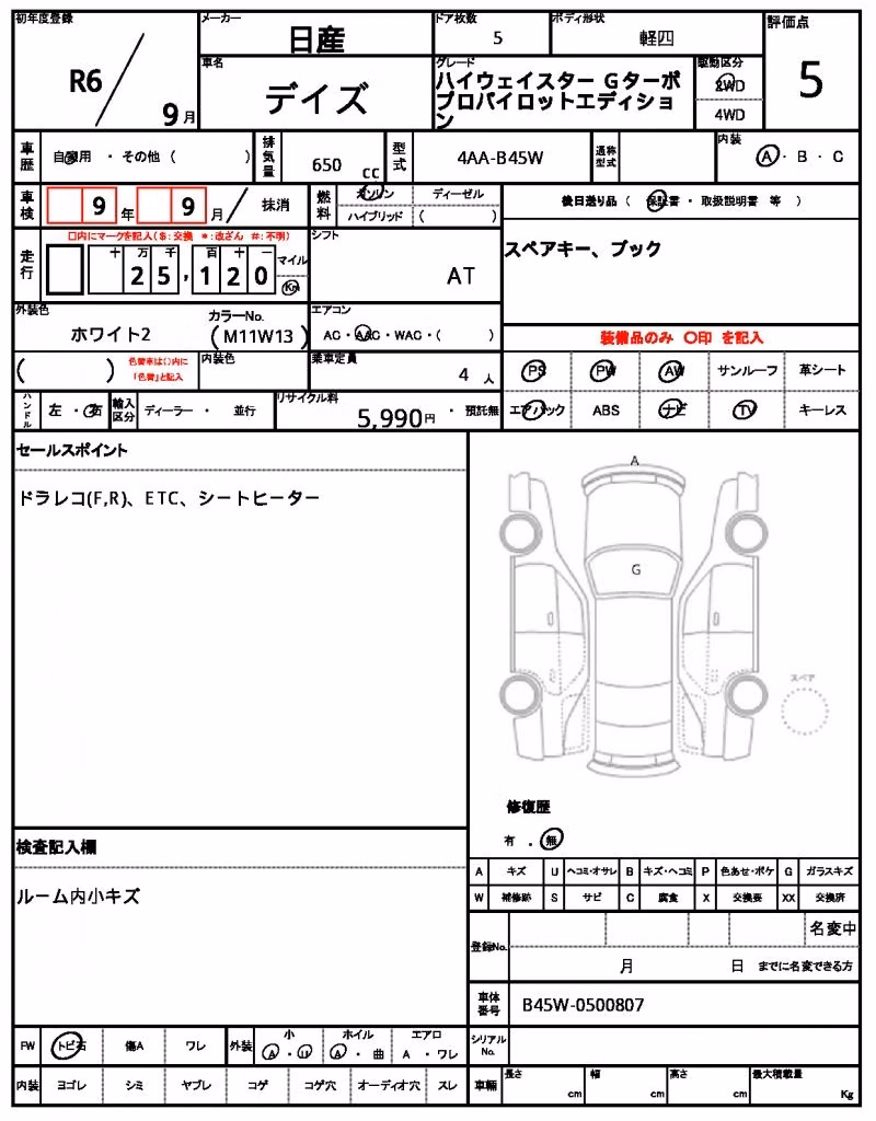 NISSAN DAYZ