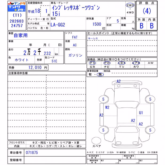 SUBARU IMPREZA