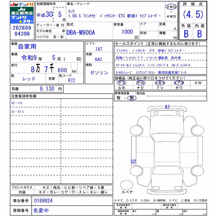 TOYOTA TANK