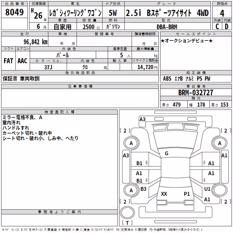 SUBARU LEGACY