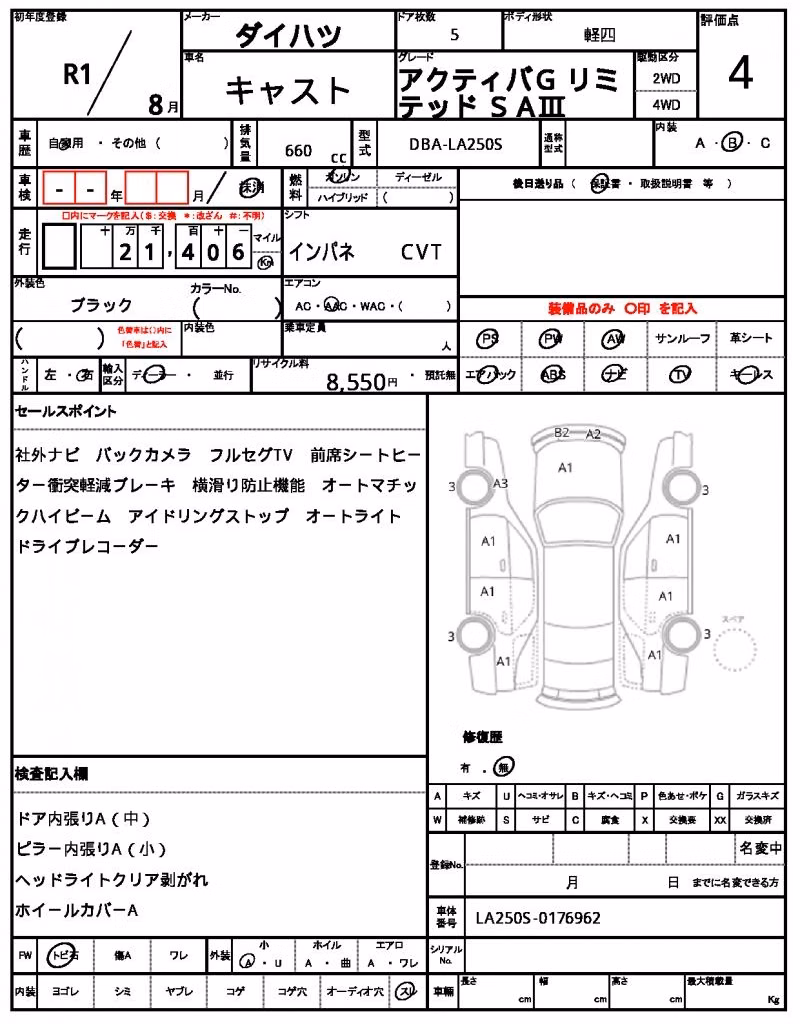 DAIHATSU CAST