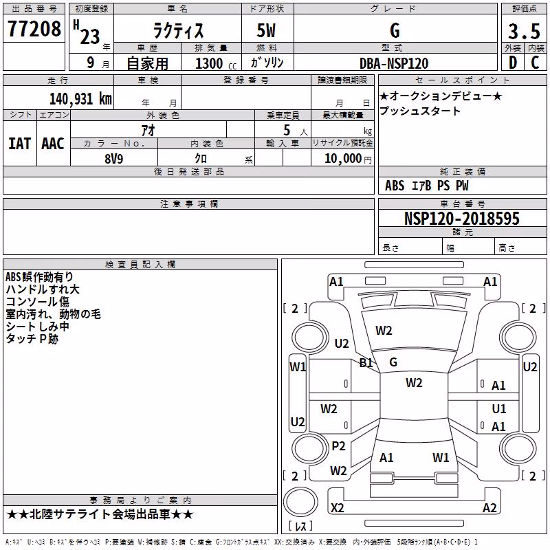 TOYOTA RACTIS
