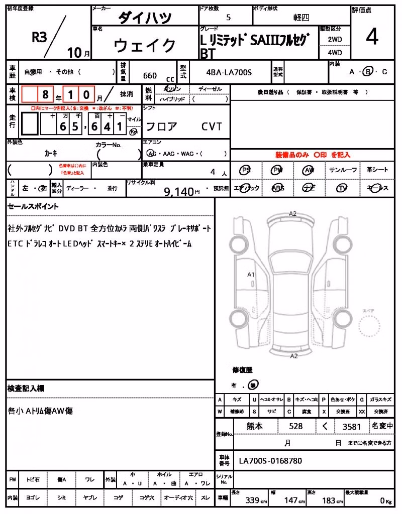 DAIHATSU WAKE