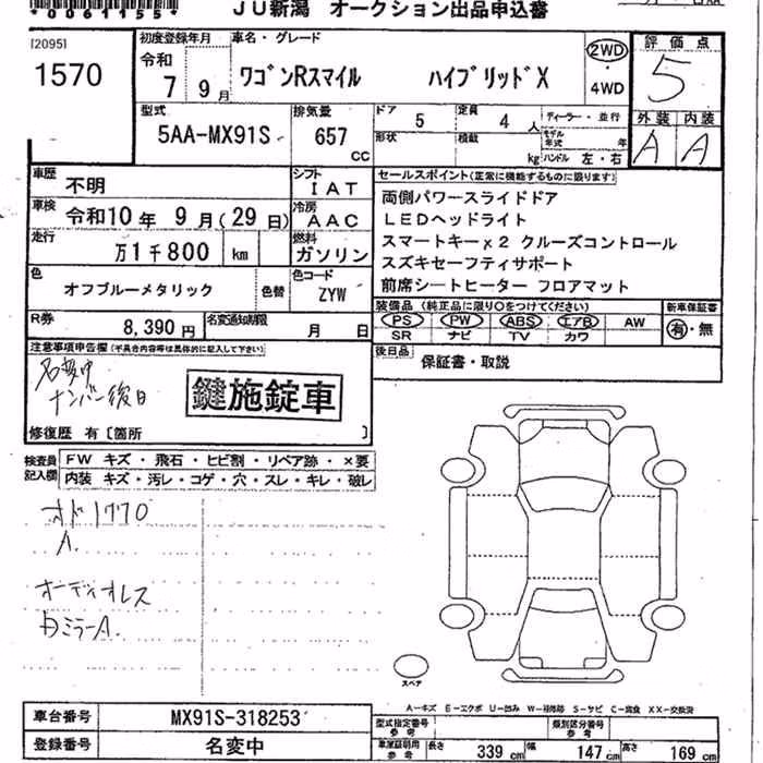 SUZUKI WAGON R SMILE