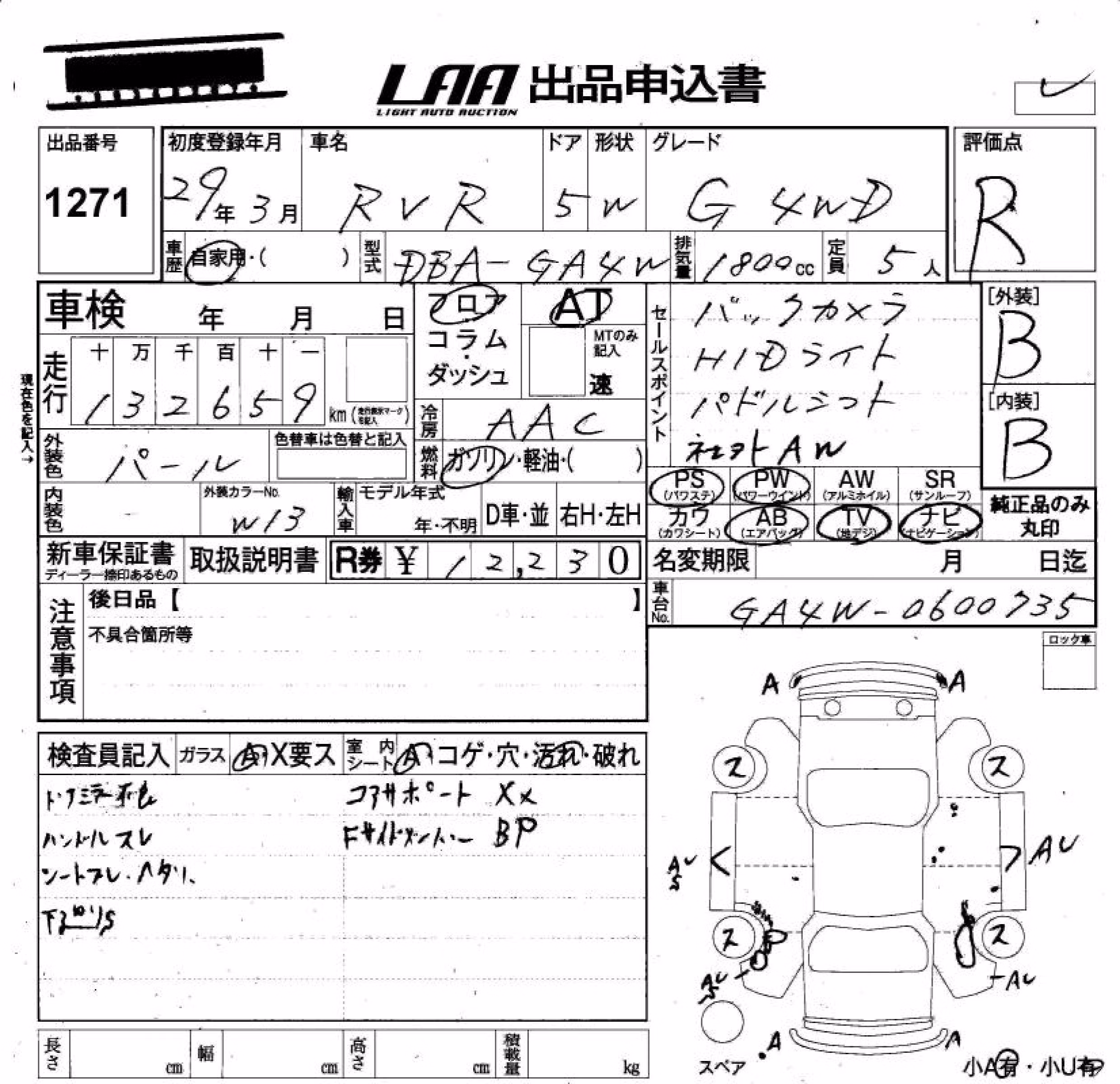 MITSUBISHI RVR