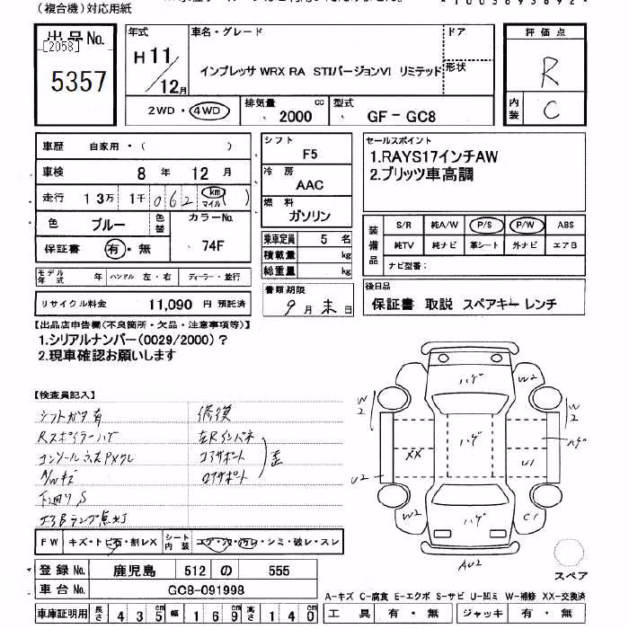SUBARU IMPREZA