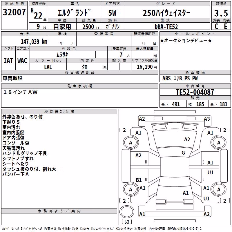 NISSAN ELGRAND