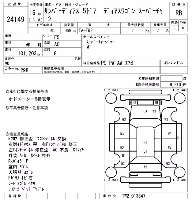 SUBARU SAMBAR