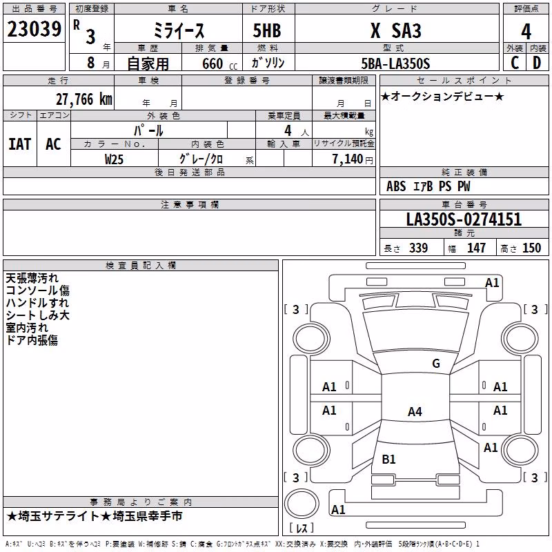 DAIHATSU MIRA E:S