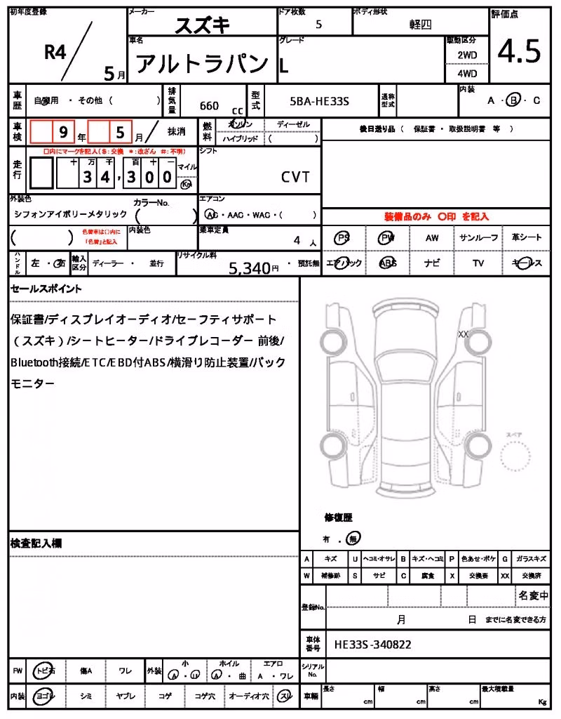 SUZUKI ALTO LAPIN