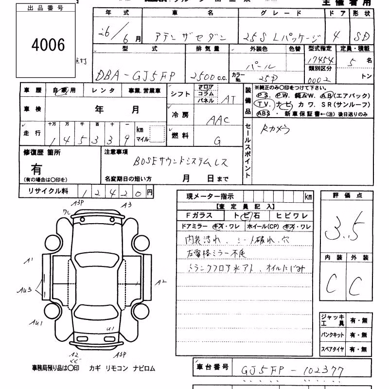 MAZDA ATENZA