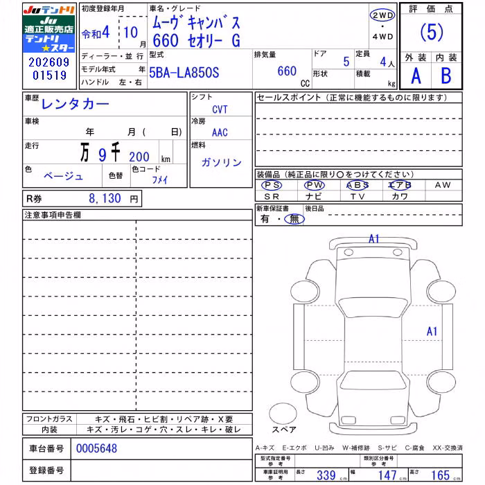 DAIHATSU MOVE CANBUS