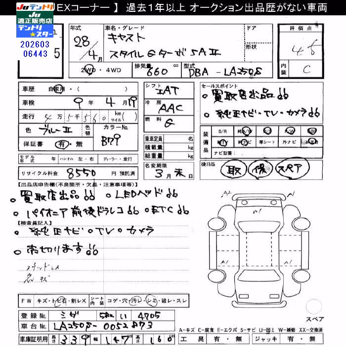 DAIHATSU CAST