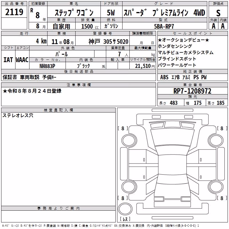 HONDA STEPWGN