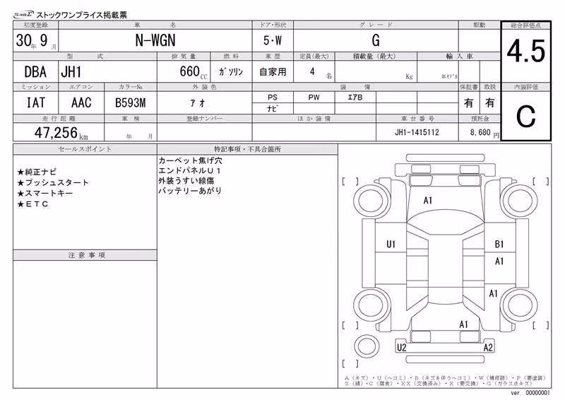 HONDA N-WGN