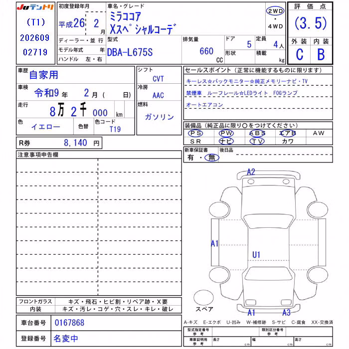 DAIHATSU MIRA COCOA