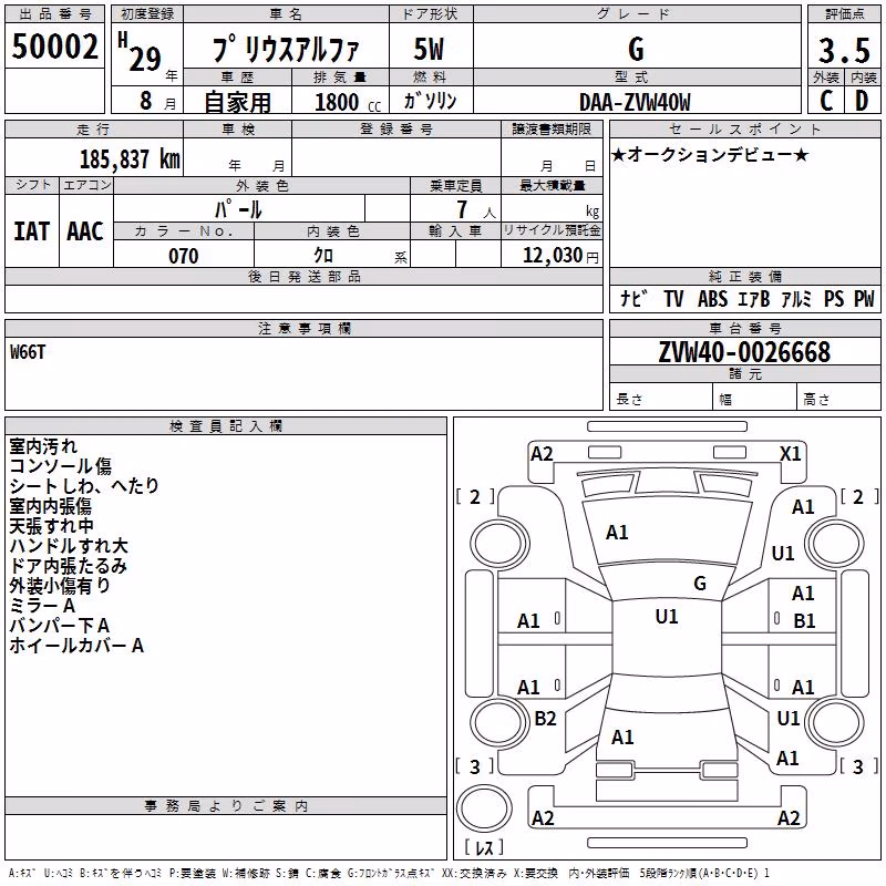 TOYOTA PRIUS ALPHA
