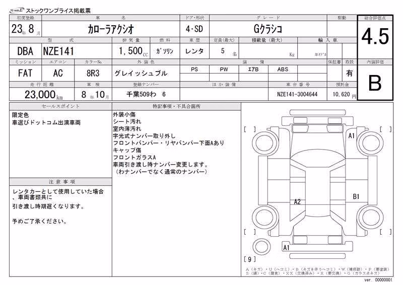 TOYOTA COROLLA AXIO
