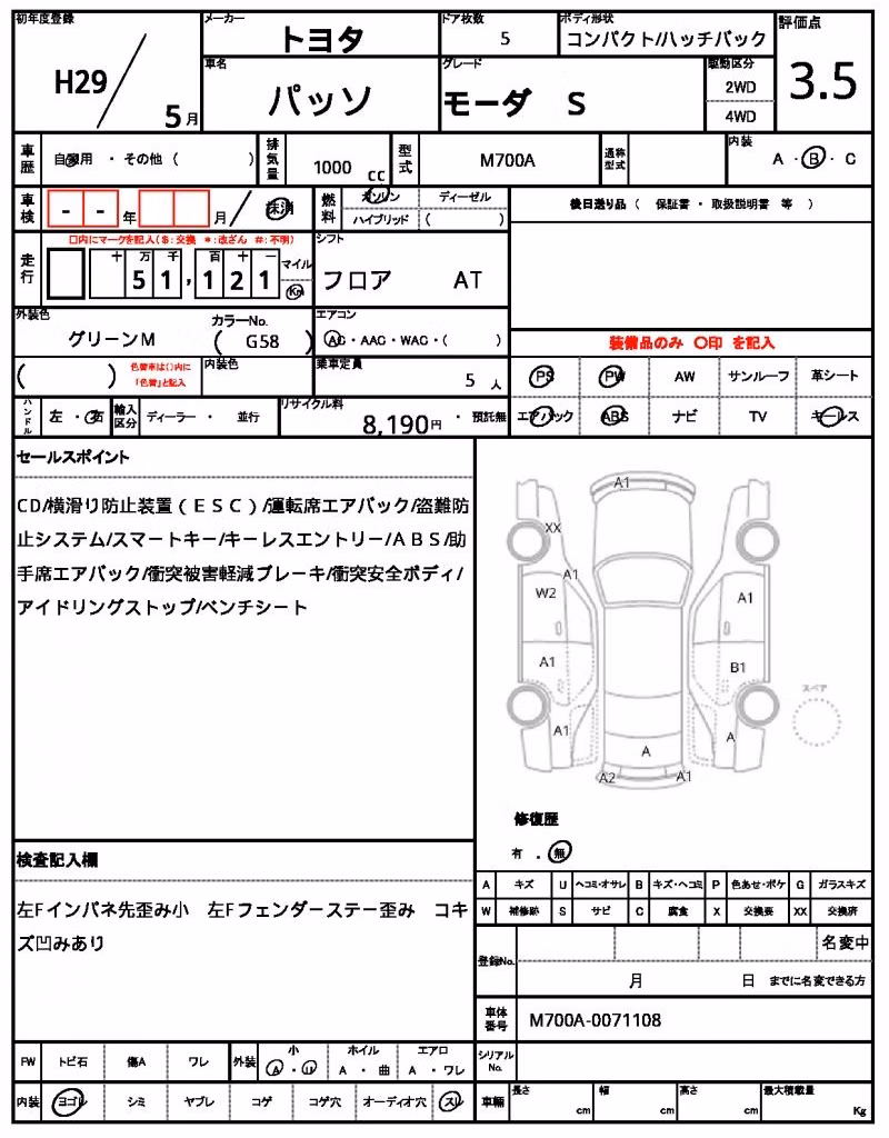 TOYOTA PASSO