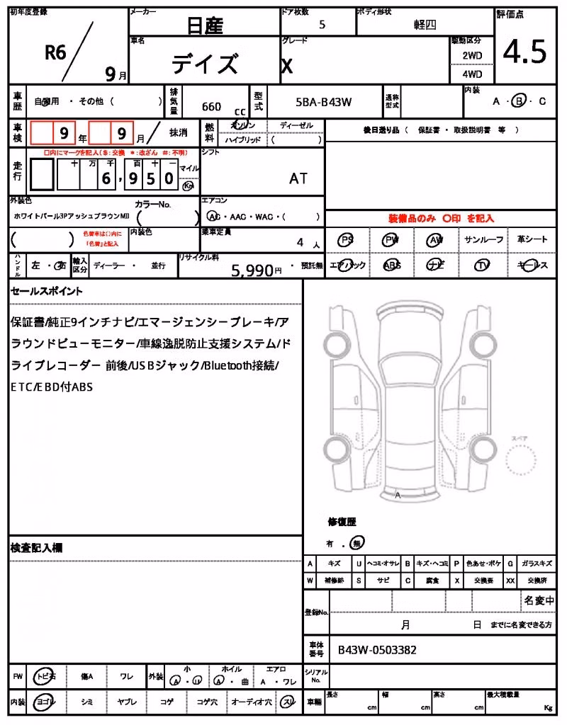 NISSAN DAYZ