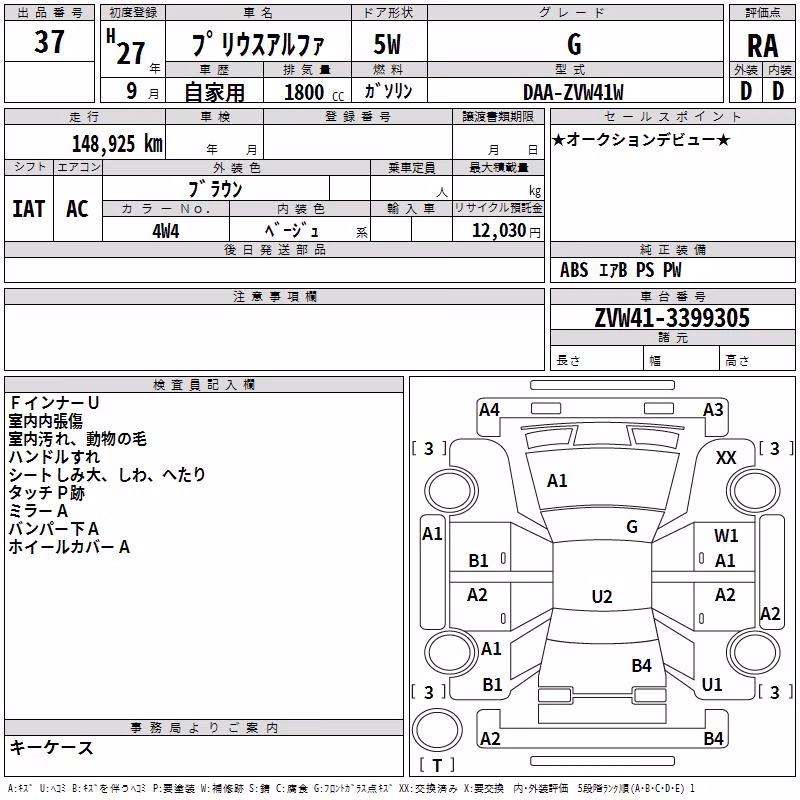 TOYOTA PRIUS ALPHA