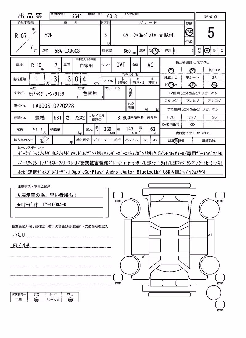 DAIHATSU TAFT