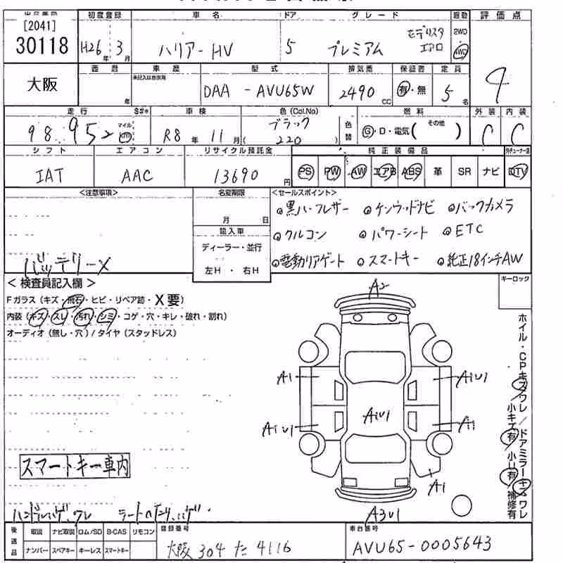 TOYOTA HARRIER