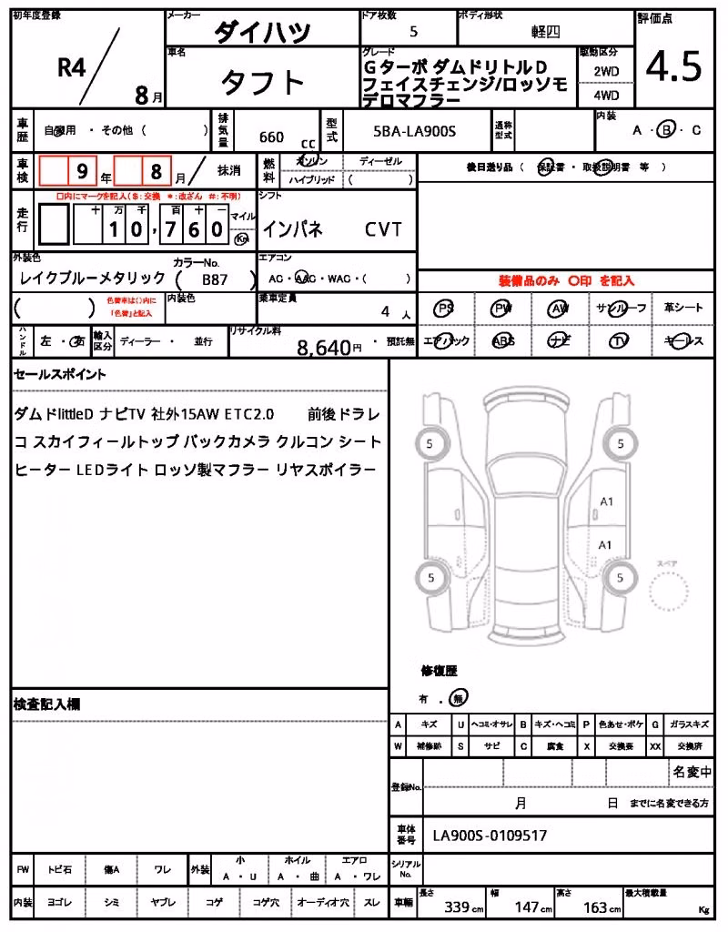DAIHATSU TAFT