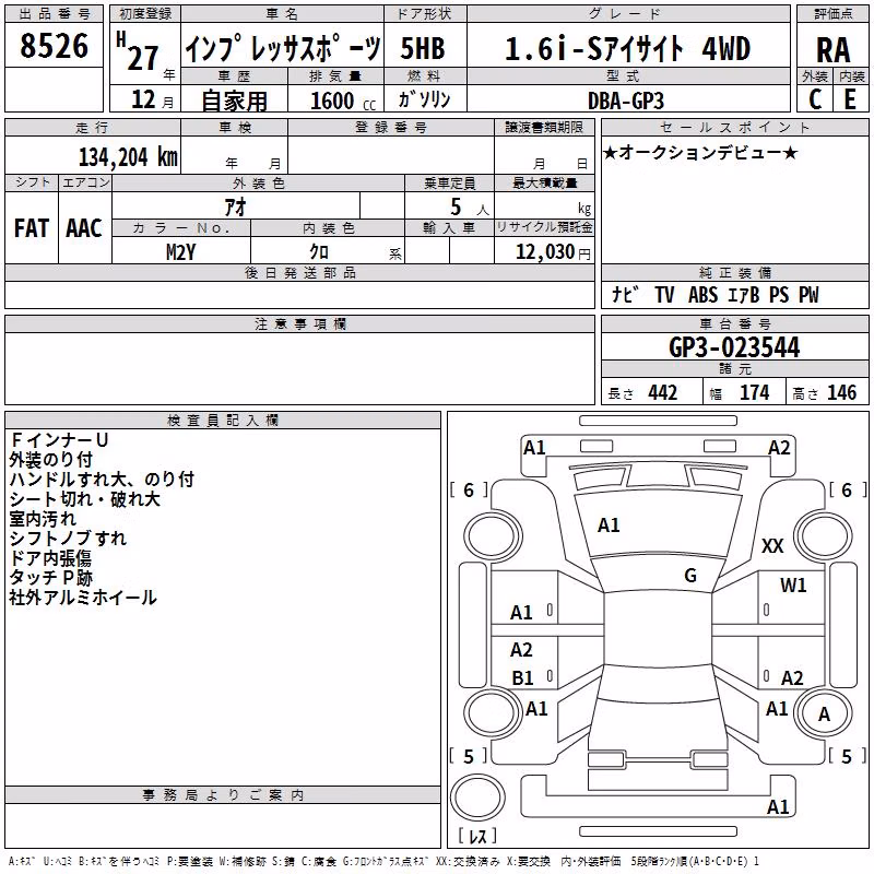 SUBARU IMPREZA