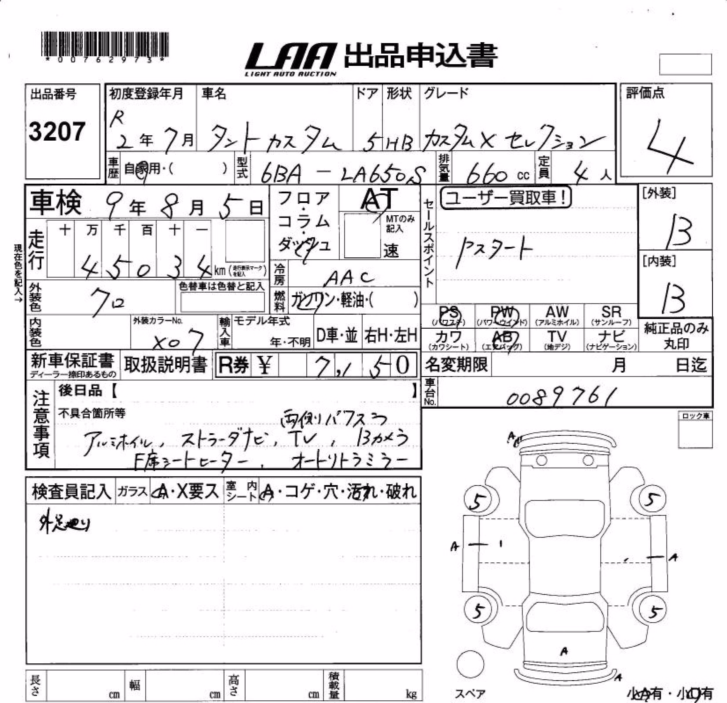 DAIHATSU TANTO