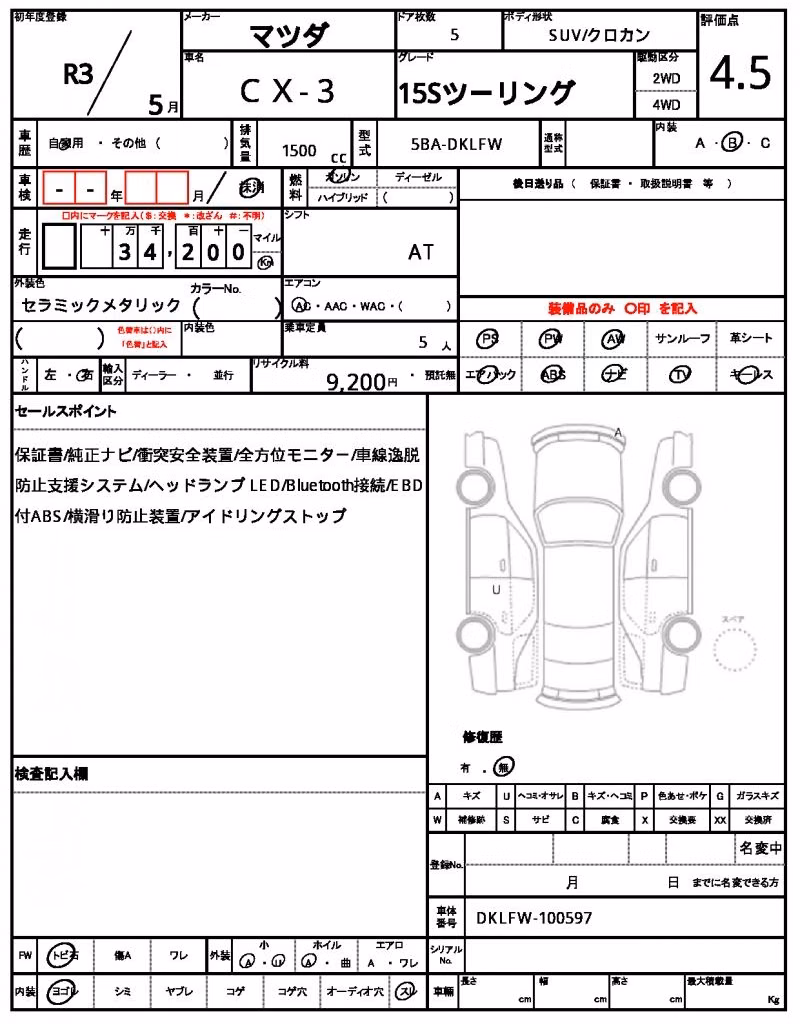MAZDA CX-3