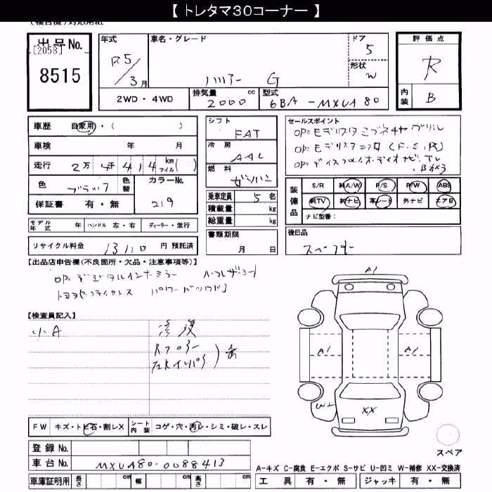 TOYOTA HARRIER