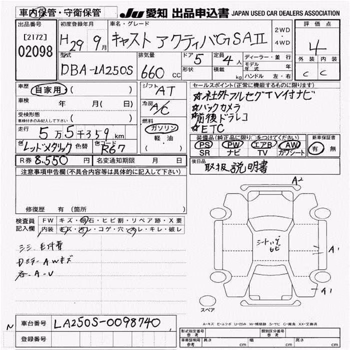 DAIHATSU CAST