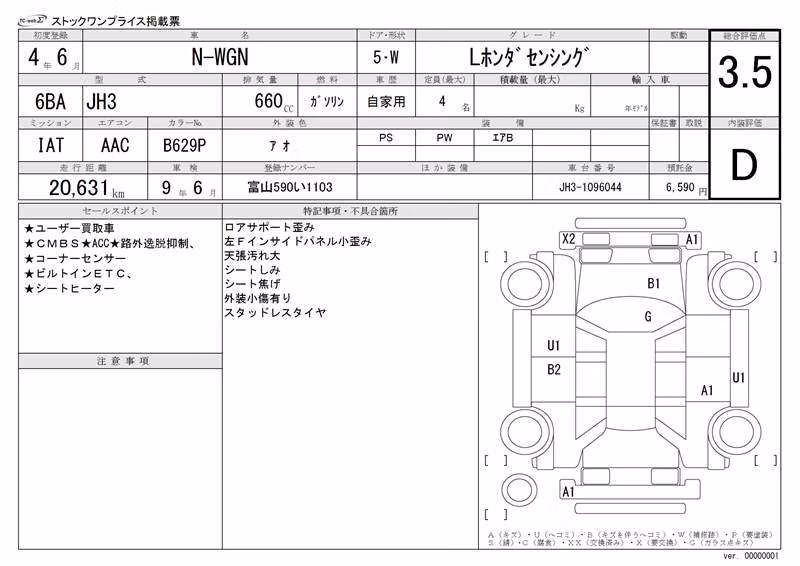 HONDA N-WGN