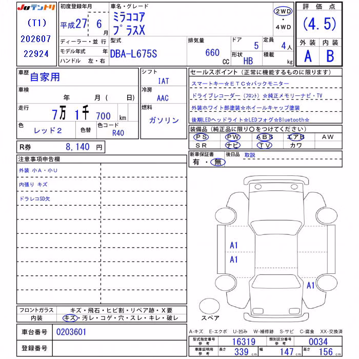 DAIHATSU MIRA COCOA